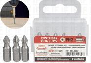 Jogo Kit Bits Pontas 6 Peças Para Parafusadeira
