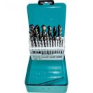 Jogo Kit Brocas Aco Madeira Concreto 18 PCS 3a10mm Makita D46202