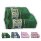 Jogo Kit de 2 Toalhas Infantil Soft Kids Grossas Macias Luxo