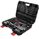 Jogo Kit de Ferramentas 78 Peças Soquete Catraca Chave Combinada Maleta Completo Jogo Kit de Ferramentas 78 Peças Soquete Catraca Chave Combinada Maleta Completo