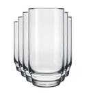 Jogo kit luva de 6 copos lights vidro 300ml suco água