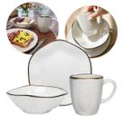 Jogo Lanche Cafe 18 Pecas Ryo Maresia Porcelana Oxford