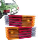 Jogo lanterna traseira vw brasilia 1978 a 1982 com canto Jogo lanterna traseira vw brasilia 1978 a 1982 com canto