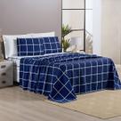 Jogo Lençol Cama Queen 4 Peças Micropercal 200 Fios Austin