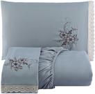 Jogo Lençol Com Elástico Casal 3 Peças Ideal Para Cama Box