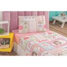 Jogo lençol infantil bouti kids 3 peças estampado balé