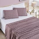 Jogo lençol King Balls Micropercal 200Fios 4pç 100% Poliéster - Rosê
