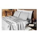 Jogo Lençol Seda Cama King 4 Peças Cetim Charmouse Romantic Cor Dourado