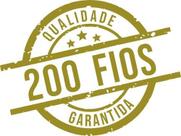 Jogo Lençol Solteiro 3 Peças 100% Algodão Percal 200 Fios