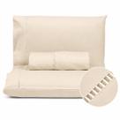 Jogo Lençol Solteiro 300 Fios Fronha Ponto Palito 2 Peças Roupa Cama Box Premium Algodão Aveludado Jogo Lençol Solteiro 300 Fios Fronha Ponto Palito 2 Peças Roupa Cama Box Premium Algodão Aveludado