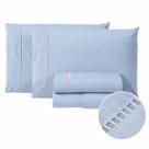 Jogo Lençol Solteiro 300 Fios Fronha Ponto Palito 3 Peças Roupa Cama Box Premium Algodão Aveludado Jogo Lençol Solteiro 300 Fios Fronha Ponto Palito 3 Peças Roupa Cama Box Premium Algodão Aveludado
