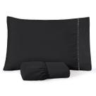 Jogo Lençol Solteiro Percal 400 Fios 2 Pç Suave Ponto Palito