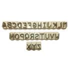 Jogo Letras Tatuador Stone 4 posições 10mm