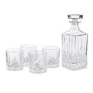 Jogo Licoreira de Vidro 700ml com 4 Copos Sofisticado - Tuut