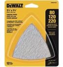 Jogo Lixa Triangular Multiferramenta Oscilante 112/22 DWASPTRI3 Dewalt Unica Jogo Lixa Triangular Multiferramenta Oscilante 112/22 DWASPTRI3 Dewalt Unica