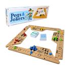 Jogo Ludo Pegs and Jokers Brinquedos Educativos Infantil Cognitivo Carimbras Criança 3 anos Jogo Ludo Pegs and Jokers Brinquedos Educativos Infantil Cognitivo Carimbras Criança 3 anos
