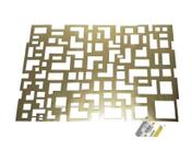 Jogo Lugar Americano Geometric Gold 06 Peças JA20175169,90 Jogo Lugar Americano Geometric Gold 06 Peças JA20175169,90