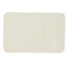 Jogo lugar americano retangular creme 45 (l) x 30 (a)cm pvc decoração mesa jantar descanso prato