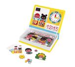 Jogo Magnetic Telling Time Janod MagnetiBook 94pc Age 3+ Jogo Magnetic Telling Time Janod MagnetiBook 94pc Age 3+