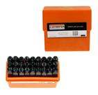 Jogo Marcador Punção 27pcs Abcdario 3mm Letras