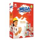 Jogo Mega Construções 45 Peças Madeira Infantil +3 Anos Divertido Pais e Filhos