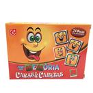 Jogo memoria madeira emoções - caras e caretas - Algazarra