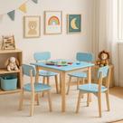 Jogo Mesa Cadeira Colorê Infantil MDF Robusto Premium