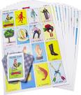Jogo Mexicano Loteria Don Clemente 10 Tabuleiros Jumbo Coloridos
