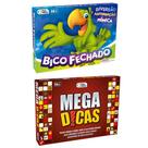 Jogo Mimicas Bico Fechado + Jogo Adivinhar Palavras Mega Dicas - Pais e Filhos