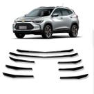 Jogo Molduras Grade Dianteira Em Carbono Winnparts Tracker 2020 A 2022 Pi0185