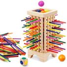 Jogo Montessori Relaxgiant Colorful Wooden Sticks Tower