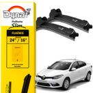 Jogo Palhetas Limpador Parabrisa Dyna Original Fluence 2015 a 2018 do Parabrisa Dianteiro Jogo Palhetas Limpador Parabrisa Dyna Original Fluence 2015 a 2018 do Parabrisa Dianteiro