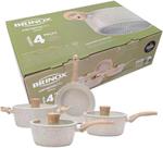 Jogo Panelas 4 Peças Fundo De Indução Antiaderente Ceramic Life Sirius Brinox