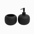 Jogo Para Banheiro Porcelana Redondo 2 Peças 450Ml Branco