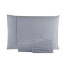 Jogo Para Cama Lençol Solteiro 2 Peças 400 Fios Luxuoso Micropercal Ponto Palito