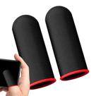 Jogo para celular Finger Sleeve 2PC de fibra de carbono respirável Jogo para celular Finger Sleeve 2PC de fibra de carbono respirável