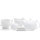 Jogo para Chá Birds com Xicara para Chá Porcelana Branca 10pcs Wolff