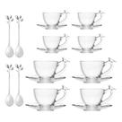 Jogo Para Chá e Café 20 Peças Birds Cristal / Aço Inox Wolff Jogo Para Chá e Café 20 Peças Birds Cristal / Aço Inox Wolff