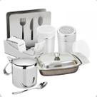 Jogo para Chá Inox 6pç para Servir