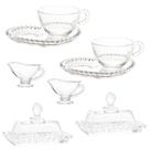 Jogo Para Chá / Lanche 8 Peças Cristal Linha Pearl Wolff Serve 2 Pessoas