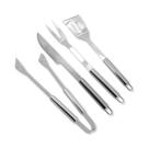 Jogo para churrasco inox 4 pecas - mimo style