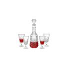 Jogo Para Licor Garrafa 1 L com 4 Taças 200ml Hauskraft