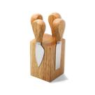 Jogo para Queijo com Suporte 4 Pçs Jogo para Queijo com Suporte 4 Pçs