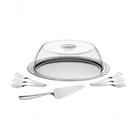 Jogo Para Torta Tramontina Ciclo Aço Inox 9 Peças