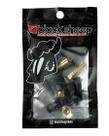Jogo parafuso porca de base truck black sheep preto e dourado/parafuso 2,5cm porca 3/8pol