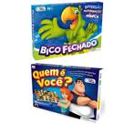 Jogo Parecido com Cara a Cara Quem é Você Top Line + Jogo de Mimicas Bico Fechado 7 Anos