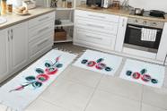 Jogo Passadeira Cozinha Kit 3 peças Mexicano Pintado a Mão