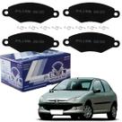 Jogo Pastilha Freio Dianteira Peugeot 206 1.0 1.4 1.6 8v 16v