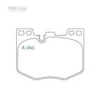 Jogo pastilha freio dianteiro ceramica bmw x3 17/... x5 18/... 320 18/... 740 16/... z4 18/...