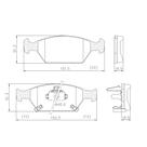 Jogo Pastilha Freio Dianteiro Honda City/New Fit 1.5 09/14